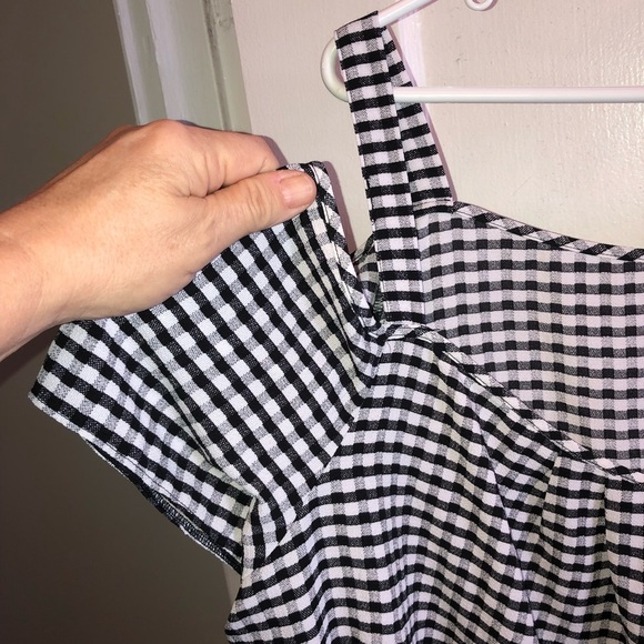 Denver Hayes 2XL  Black and White blousy top-straps with open shoulders-like new - Picture 2 of 5